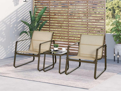 Garden Furniture Set Khaki