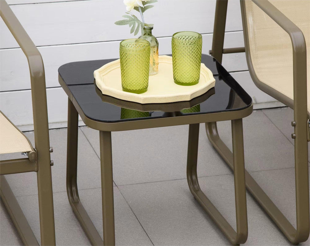 Garden Furniture Set Khaki