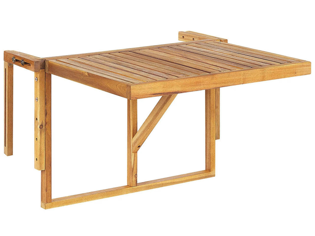 Folding Table for 2 People in Acacia Wood