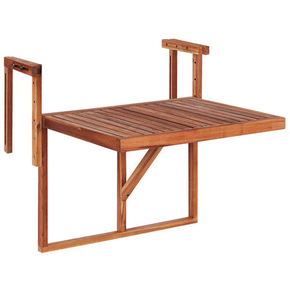 Folding Table for 2 People in Acacia Wood