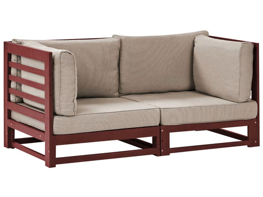 2 Seater Sofa in Acacia Wood