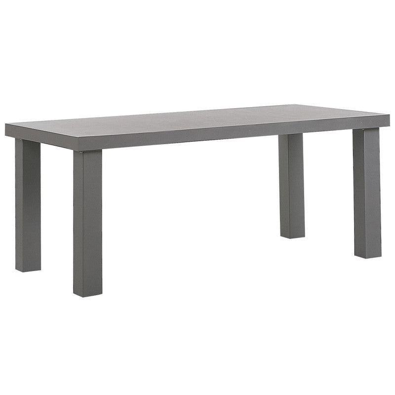 Dining Set for 4 People in Grey Fiber Reinforced Cement