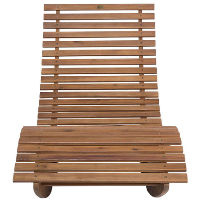 Wooden Lounger with Cushion