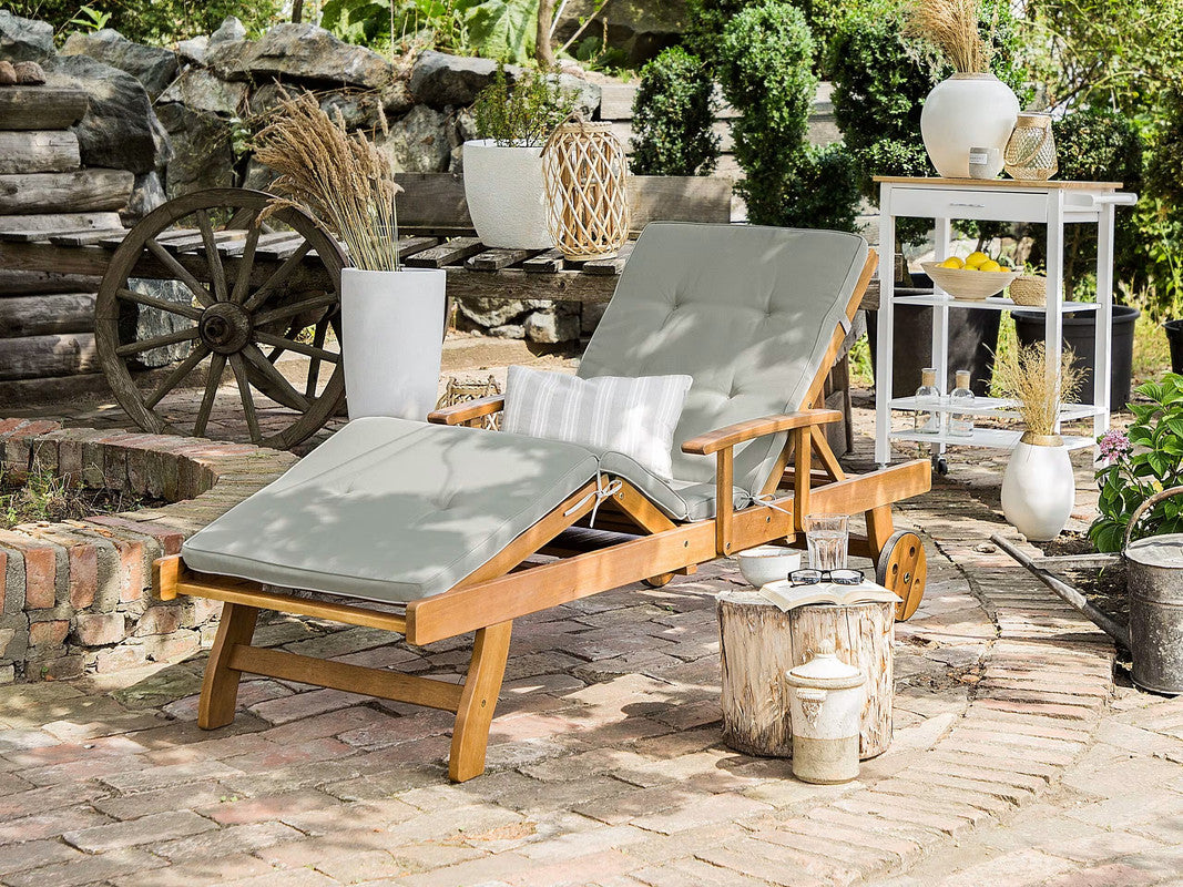 Acacia Wood Lounger