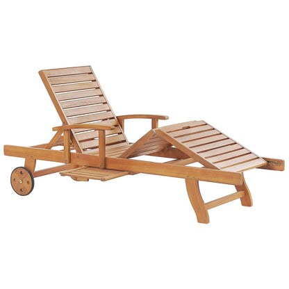 Acacia Wood Lounger